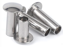 304 stainless steel GB873 flat head half hollow core rivet M6M8 national standard large flat head enlarge round head hollow rivet