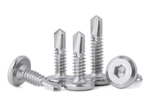 410 stainless steel countersunk chamfered hexagon socket drill tail screw M5 5M6 3 flat head inverted self-tapping self-drilling screw