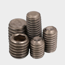 M2M2 5 -- M8 pure titanium DIN916 hexagon socket end tightening screw base meter top wire without head stop