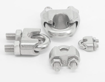 304 Stainless Steel Wire Rope Chuck U Type Clip Wire Clip Wire Clip Wire Clip Wire Clamp Wire Rope Clip 316 collet