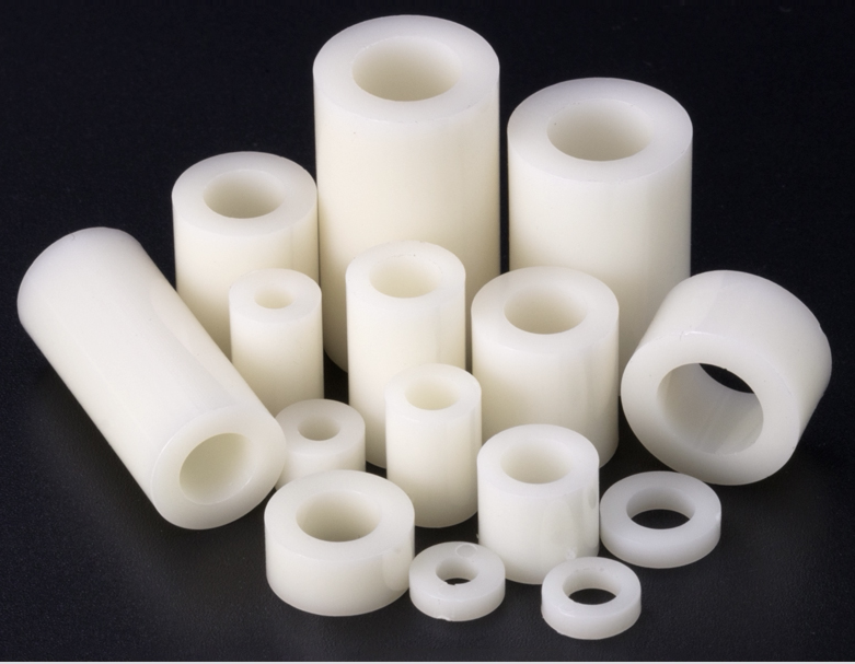 M3M4 plastic cushion column straight through column insulating column nylon casing ABS gasket gasket circular hole column round body spacing column