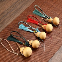 Cinnabar gourd car pendant to ensure safety high-end atmosphere high-grade rearview mirror hidden tassel pendant pendant for women