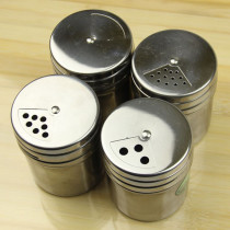 Stainless steel Pepper bottle jar barbecue cumin pepper seasoning Jar Kitchen seasoning bottled salt seasoning box multi-purpose