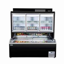 Convenience store ice cream ice cream frozen glass vertical mother-in-law cabinet dual-temperature frozen display cabinet fresh-keeping cabinet freezer