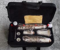 Color clarinet lower B bB tube 17 - key color clarinet white black tube instrument double section