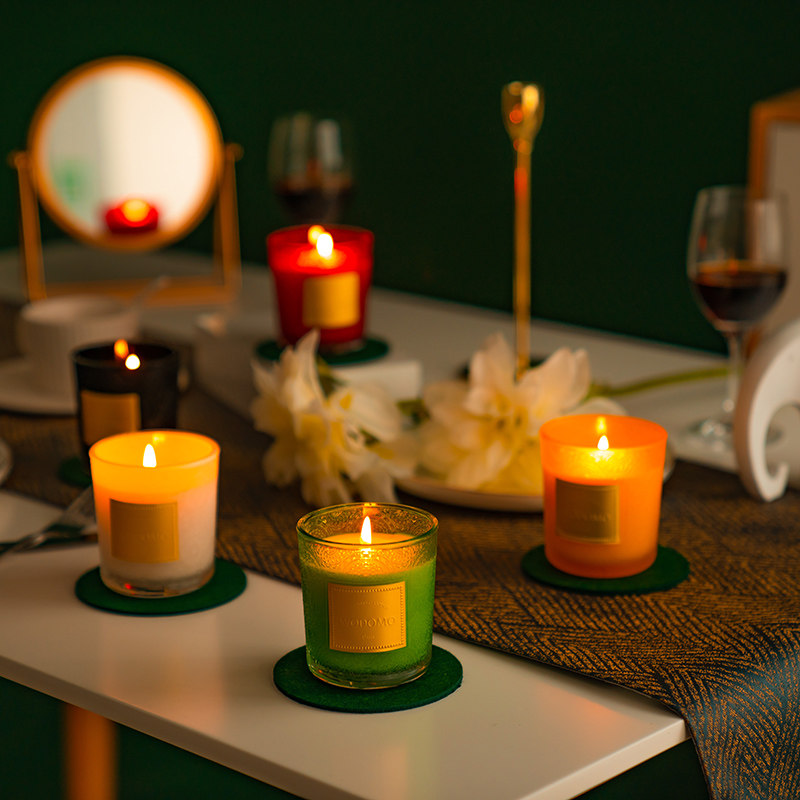 WODOMO temperature essential oil aromatherapy candle indoor home long-lasting bedroom companion gift niche senior