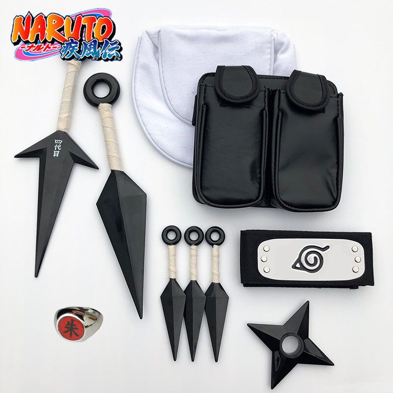 歐皇 新款火影忍者武器套裝飛鏢玩具武器全套忍具鳴人苦無手里劍四代 露天拍賣