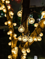 Solar Colored Lights Flashing Lights STARS LIGHT OUTDOOR WATERPROOF PATIO BALCONY ARRANGED FULL OF STARS DECORATIVE TREE LIGHT STRINGS