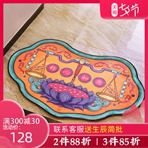 Smart living hall Satisfactory floor mat Easy to clean Kitchen absorbent carpet Bedroom living room Household entry door