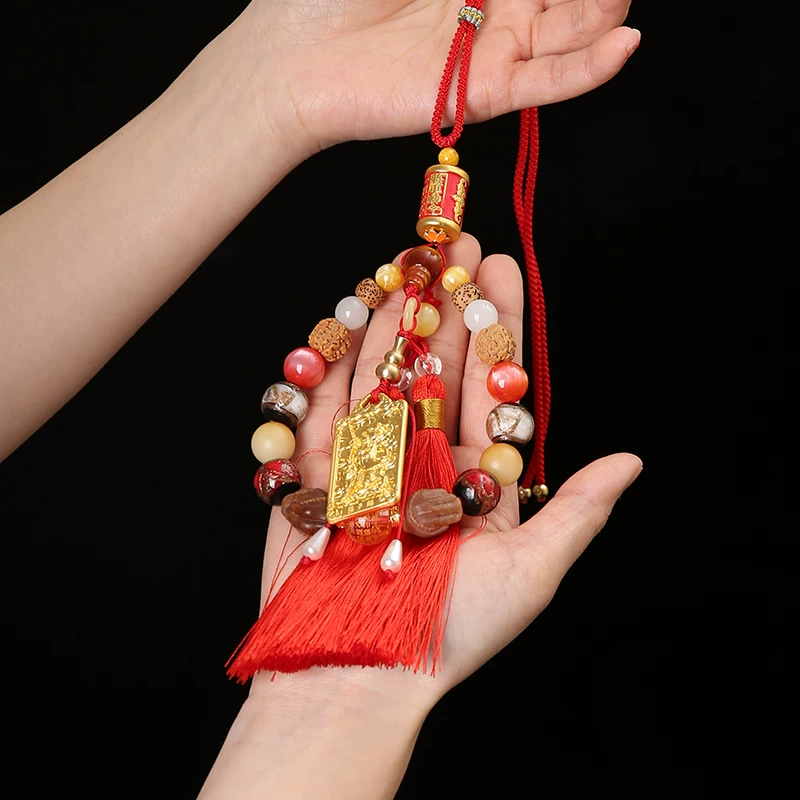 灵机生活馆灵机麦玲玲「多財多億」十八子财运车挂挂件挂饰家居