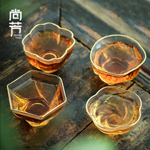 Shangfang Master Cup Single Cup handmade large Cup Japanese wine glass hammer style Japanese kung fu tea single Cup