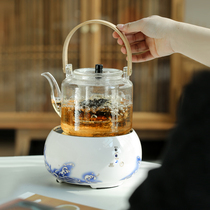 Shangfang electric pottery stove tea maker small household silent ceramic glass cooking teapot Kettle tea set
