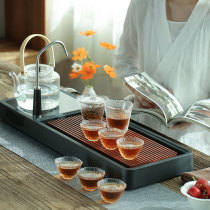 Shangfang Kung fu tea suit Home Brief Japanese style full automatic tea making room The guest integrated tea tray suit