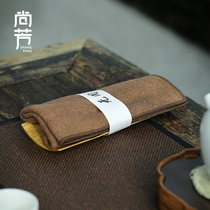 Shangfang bamboo tea teaspoon tea towel three-piece tea ceremony waking tea tea tea tea set accessories zero matching