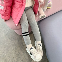 Серые шерстяные штаны