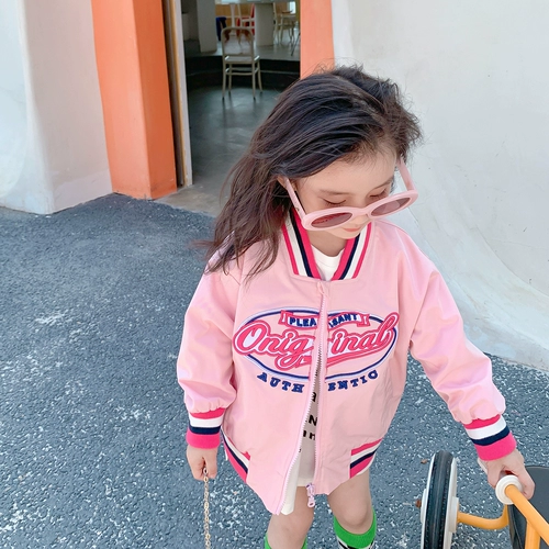 Осенняя детская куртка, бейсбольная форма, осенний детский лонгслив, Гонконг, детская одежда