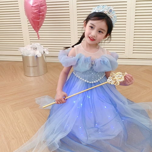 Наряд маленькой принцессы, летняя одежда, платье, юбка на девочку, коллекция 2023, в западном стиле