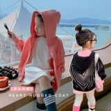 Куртка, лонгслив для отдыха, детская осенняя толстовка с капюшоном