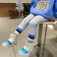 Цветовые брюки угловой леггингс-световой серой