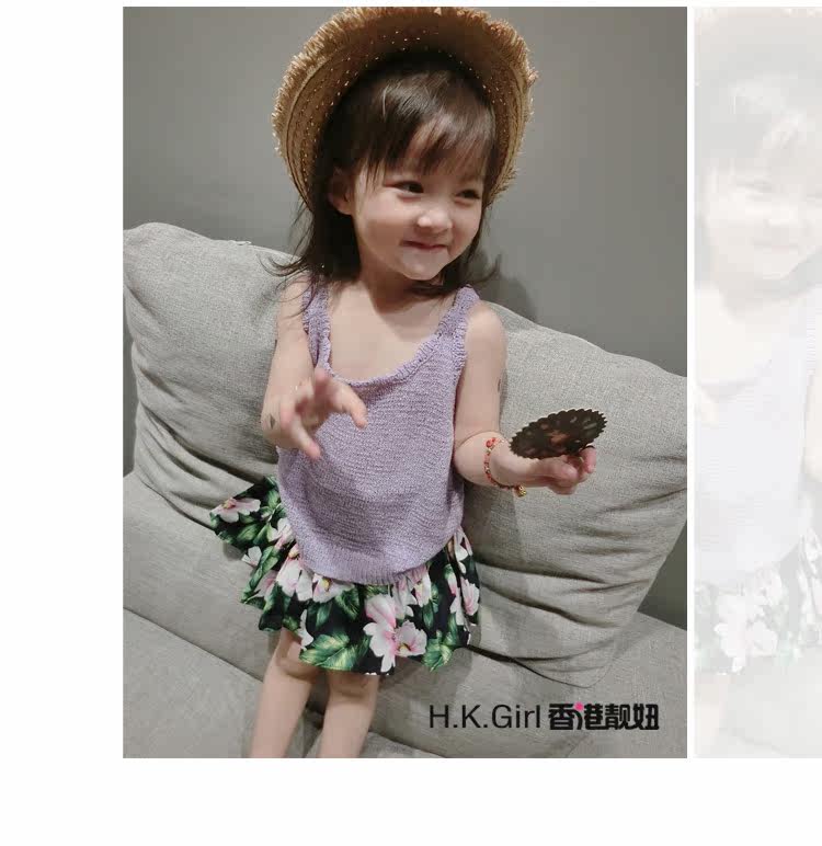 Jupe fillette en mousseline de soie - Ref 2048050 Image 14