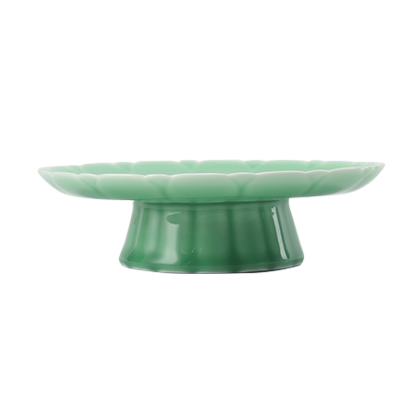 Longquan celadon compote household ceramic fruit bowl costume dramas with fruit tray table gong dish of number plates