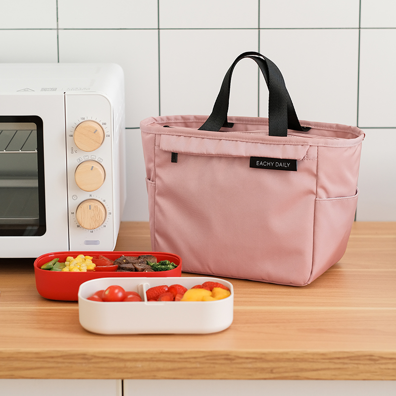 Pack lunch box handbag insulated bag lunch box bento bag hand carry rice bag with rice bag elementary school student office waterproof