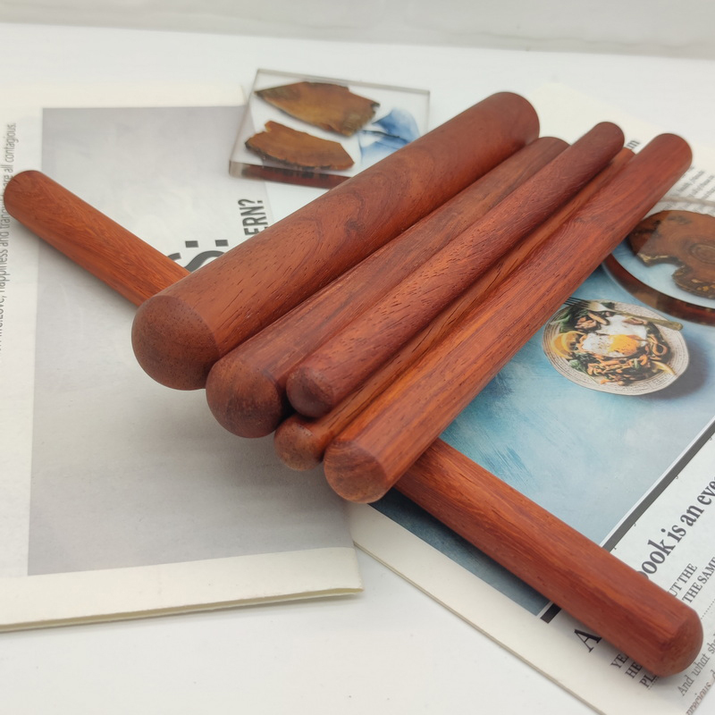 Solid Wood African Red Rosewood Stick, Round Wooden Stick, Round Wooden Rod, Natural Wood, Hardwood Rolling Pin, Round-Headed Household Drumstick, Wooden Pole Solid Wood African Red Rosewood Stick, Round Wooden Stick, Round Wooden Rod, Natural Wood, Hardwood Rolling Pin, Round-Headed Household Drumstick, Wooden Pole