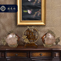 Chinese classical retro Fu Lu home decorations living room TV cabinet wine cabinet desktop porch ornaments