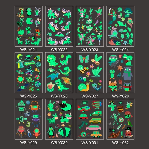 Наклейка с татуировкой