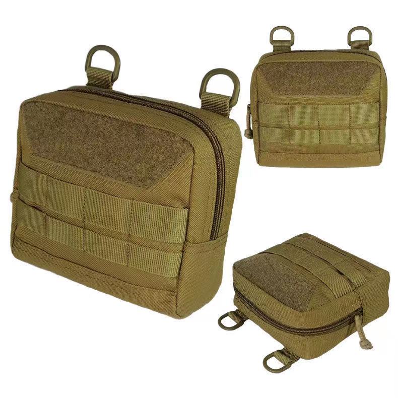 Outdoor Tactical Pocket Skew Span Pack Cashier Bag Molle System Multifunction Medical Bag EDC Packet Phone Bag