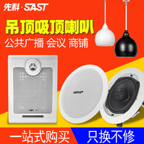 SAST Sank Y5 Same Axis Suck Top Symbol Public Broadcast Waterproof Sound Pillar Shop Walled Pendockey Sound Box