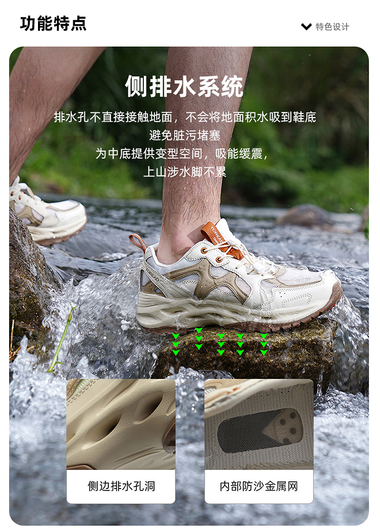 Tored 探路者 Hiking系列 户外溯溪鞋 双重优惠折后￥229.09包邮  男、女3色可选 88VIP会员还可95折