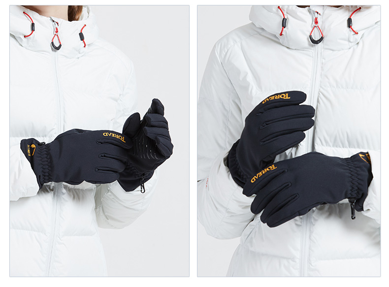 Pathfinder 2017 mùa thu và mùa đông mới phụ nữ ngoài trời mặc non-slip SOFTSHELL găng tay ZELF92207 găng tay tĩnh điện