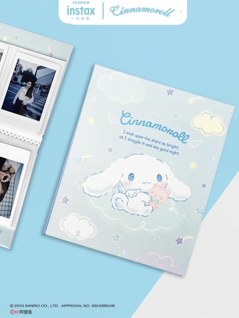 Fuji One-Time Imaging Cute Mini Insert Photo Album Big-Eared Dog Jade Cinnamon Dog Sponge Starry Sky Souvenir Album Polaroid Photo Paper Storage Album