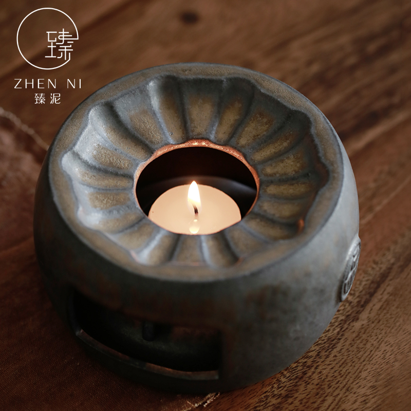 Restoring ancient ways by Japanese gold mud tea stove temperature manual temperature ceramic tea ware teapot based alcohol furnace heating base