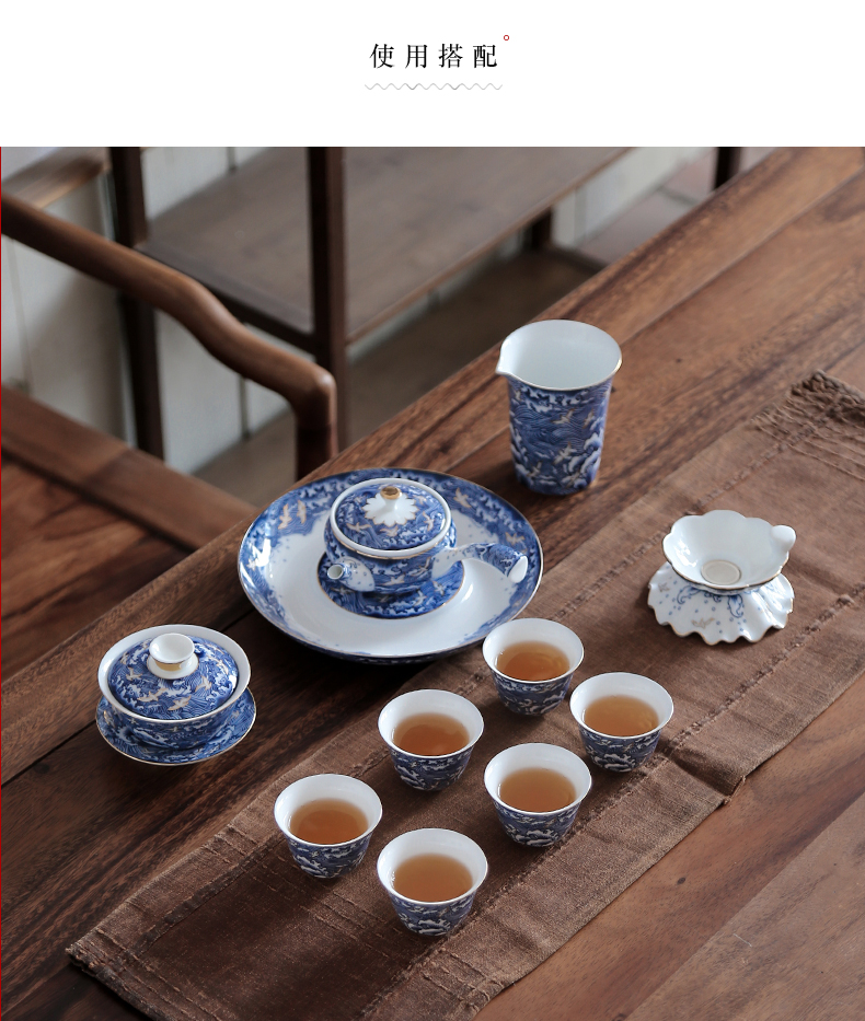 By reasonable mud colored enamel cup tea ware jingdezhen famille rose and blue and white porcelain cup By hand points to kung fu tea accessories