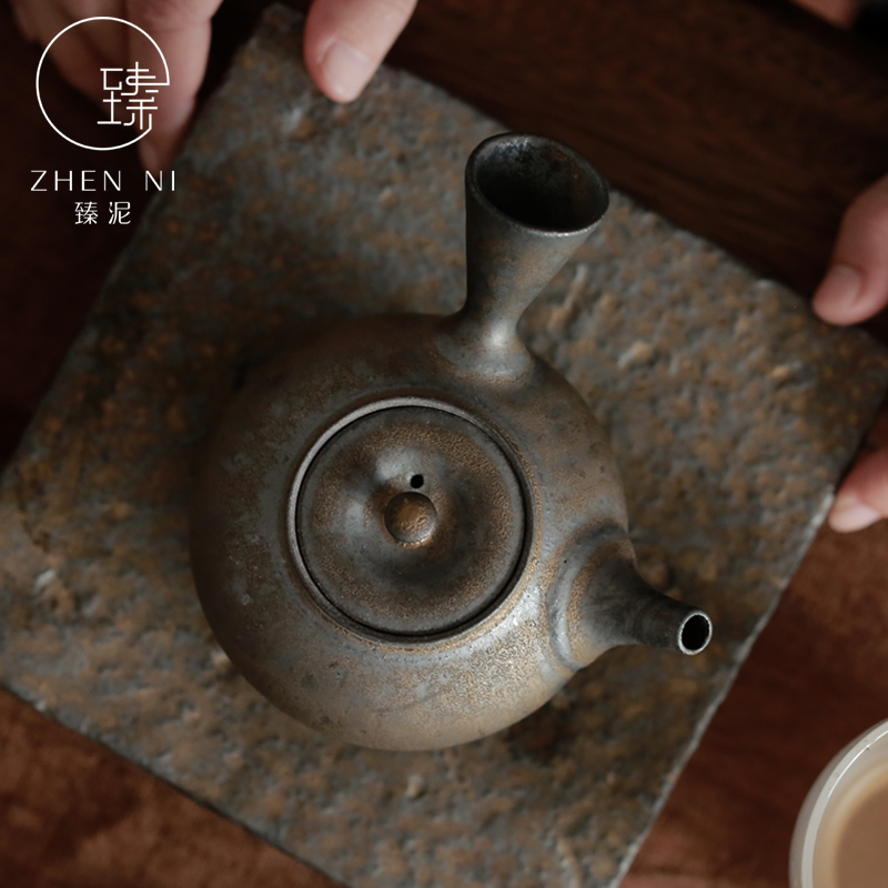 Restoring ancient ways by Japanese side of gold mud teapot manual kung fu tea tea stove temperature ceramic based heating base