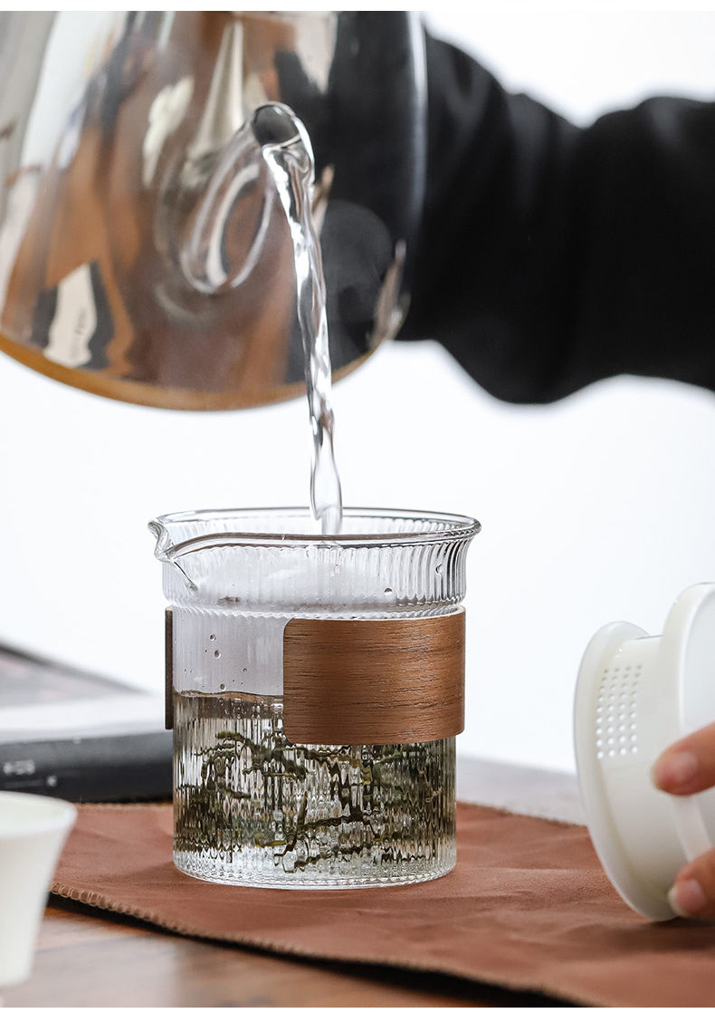 By mud travel tea set suit portable kung fu to crack a pot of three set of is suing small glass teapot
