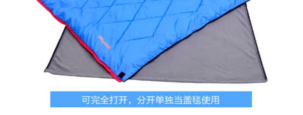 Xia Duo Duo cặp đôi túi ngủ mùa ngoài trời dày phong bì đa chức năng túi ngủ với lót - Túi ngủ túi ngủ mùa đông cho người lớn