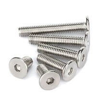 304 stainless steel flat head inner hexagonal CM ultra-thin head full tooth machine screw M3M4M5M6M8M10M12mm
