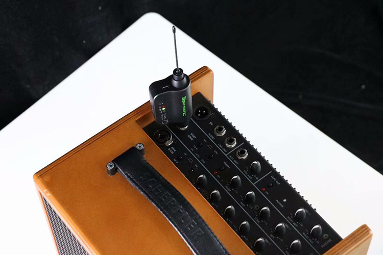 Tianyin SW-T01 R01 guitar điện dân gian nhạc cụ không dây truyền kết nối chống nhiễu - Phụ kiện nhạc cụ dây đàn