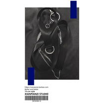 Nylon function wind belt metal buckle belt industrial wind student punk wind retro belt harbor wind Men trend