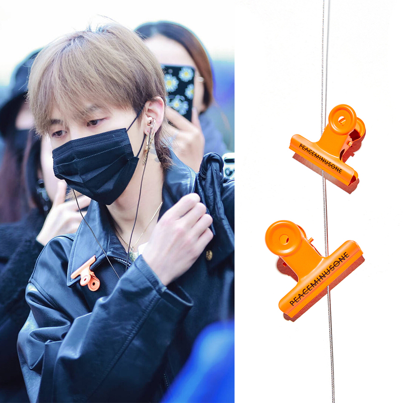 G-Dragon (G-D) Style Pmo Colorful Clip Clothing Accessory Decoration ins Baseball Cap Multifunctional Metal Decorative Clip