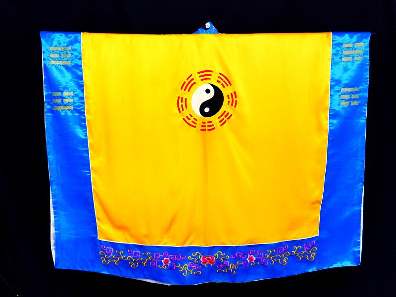 Handle large edging Tai Chi Bagua Sutra clothing Taoist clothing Taoist robe Taoist clothing Vestment Taoist clothing