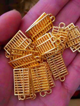  Alloy abacus Gold silver small object pendant