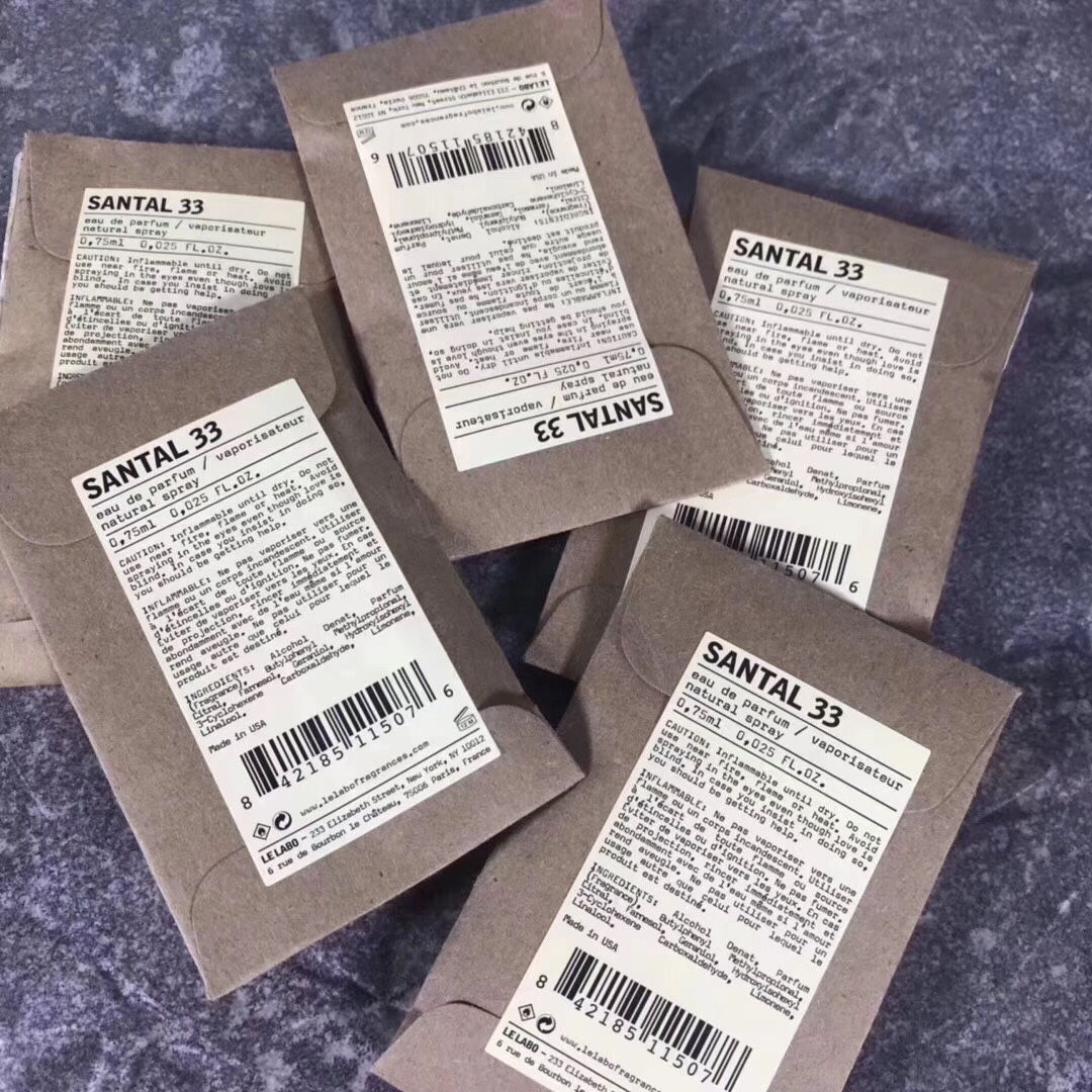 Full Hundred Original Perfume Laboratory LeLabo Sandalwood 33 Rose 31 Perfume Sample 0 75ml