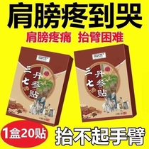 Ointment for fluid accumulation around the shoulder shoulder soreness rotator cuff injury tendon strain difficulty in raising the arm Salvia miltiorrhiza notoginseng patch