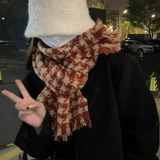 Шарф, ретро удерживающая тепло универсальная накидка для отдыха для школьников, коллекция 2022, увеличенная толщина