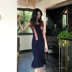 Châu Âu 2019 phụ nữ mới Pháp Hepburn retro siêu cổ tích lưới màu đỏ khí chất mỏng váy đuôi cá - Váy eo cao Váy eo cao