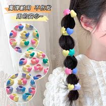 Child leather gluten sugar fruit color baby without injury towel ring cute thumb ring girl zalfa head rope rubber band